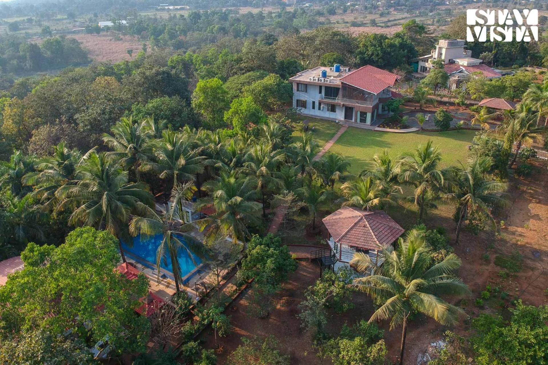 Stayvista'S Firefly Mountain Retreat - Villa With Private Pool, Gazebo & Terrace Карджат Экстерьер фото