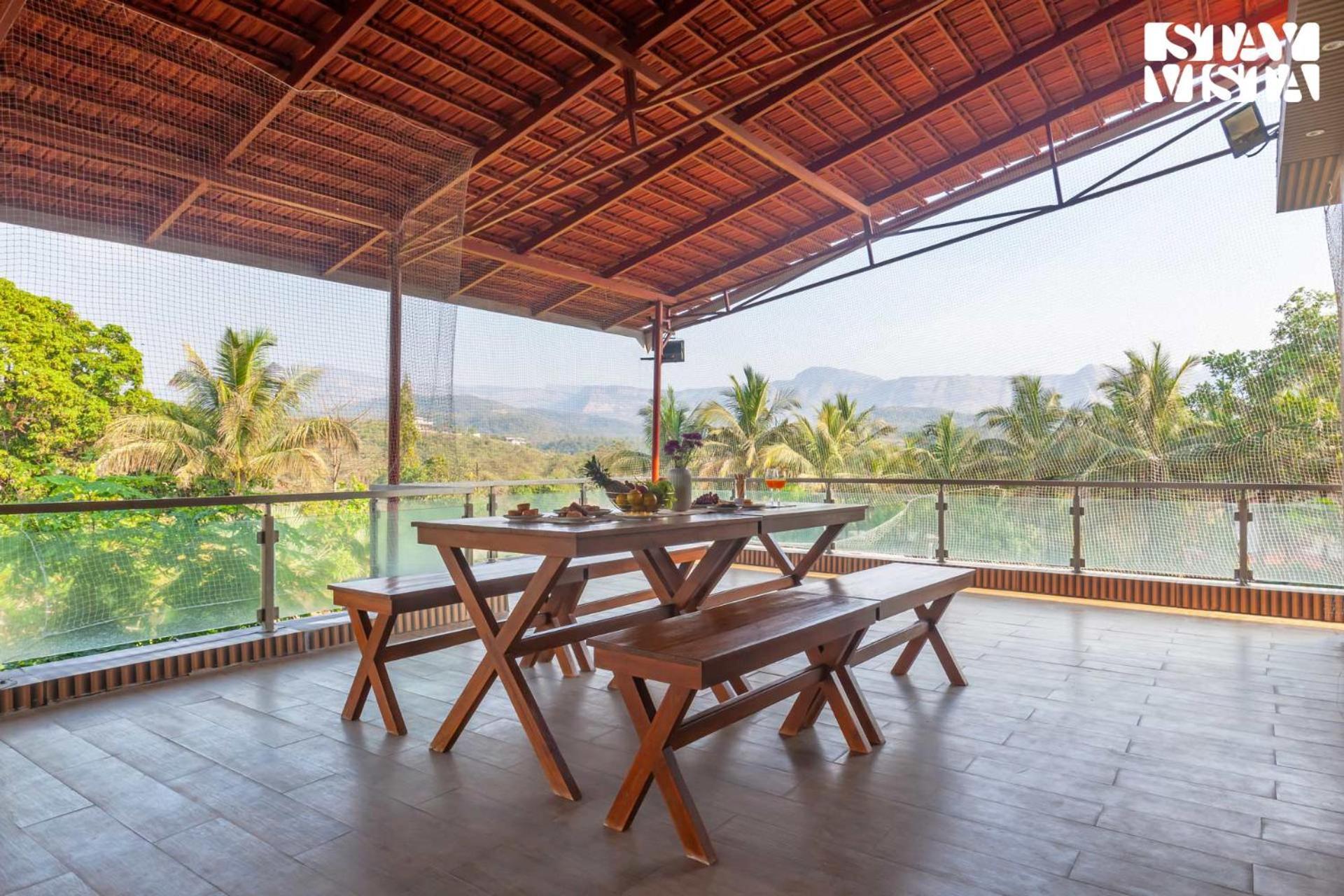 Stayvista'S Firefly Mountain Retreat - Villa With Private Pool, Gazebo & Terrace Карджат Экстерьер фото
